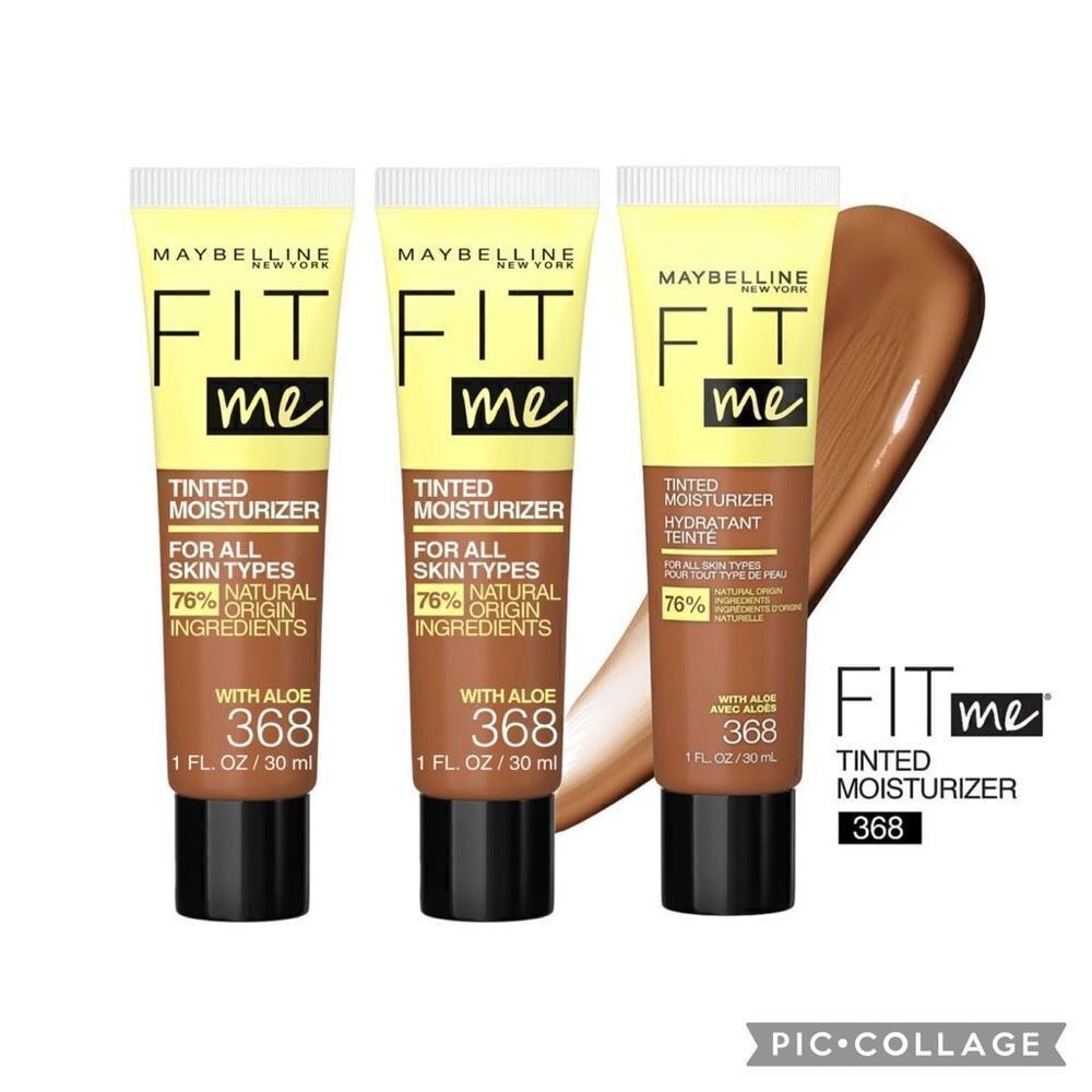 Lot of 3 368 Maybelline Fit Me Tinted Moisturizer + Aloe